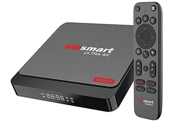 alpsmart AS514 ULTRA 4 K ANDROİD TV BOX 4-32 - 1