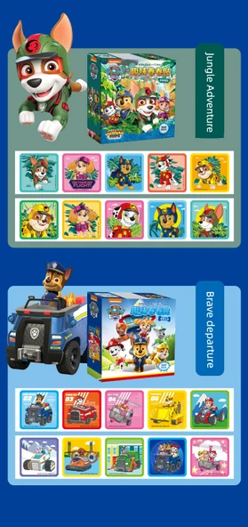 Paw Patrol Çocuklar Çıkartma Rulosu - Cesur Görev - 200 Adet - Resim 12