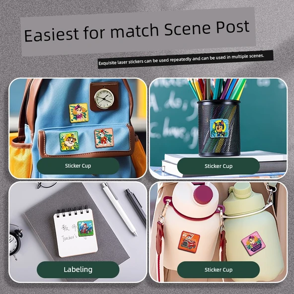 Paw Patrol Çocuklar Çıkartma Rulosu - Cesur Görev - 200 Adet - Resim 4