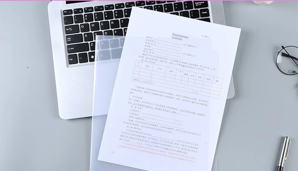 Dört Katmanlı Üç Hücreli L Klasör - 10 Karışık Renk - Resim 12