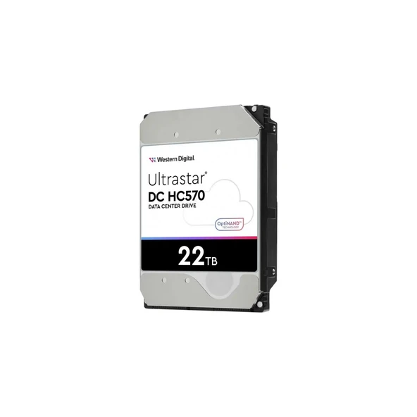 WD Ultrastar 3.5 inc 22TB 7200RPM 512MB HC570 0F48155 WUH722222ALE6L4 Sabit Disk - 2