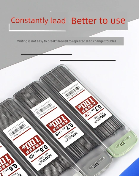 Mekanik Kalem Ucu Seti - 2B/0.5mm - 2 Kutuda 200 Uç - 12