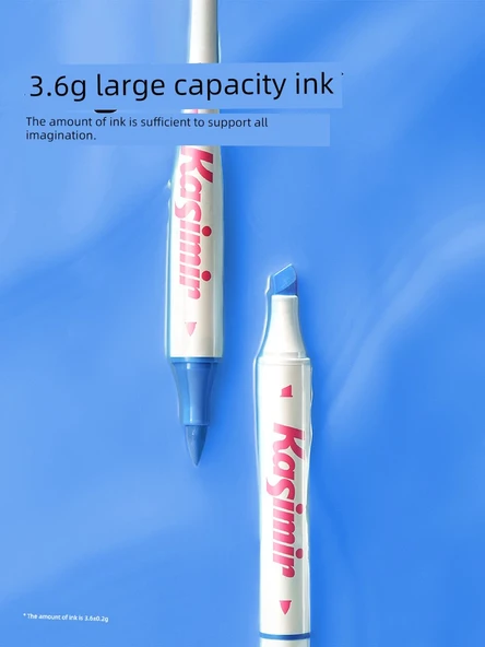 Çift Uçlu Akrilik Marker Kalem Seti - 48 Renk - 5