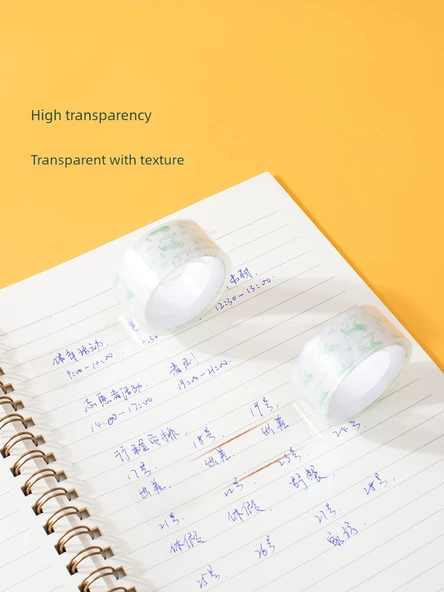 Şeffaf Kırtasiye Bandı - 18mm Genişlik 10m Uzunluk 6 Rulo - Resim 4