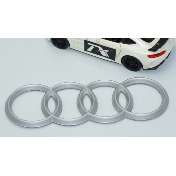 DK Tuning Motor Kapağı Gri Amblem Logosu Audi İle Uyumlu - 5