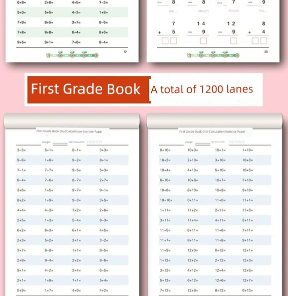 Matematik Çalışma Kitabı - 1 Kitap, 390 Soru ile Topla ve Ödünç Al - 12