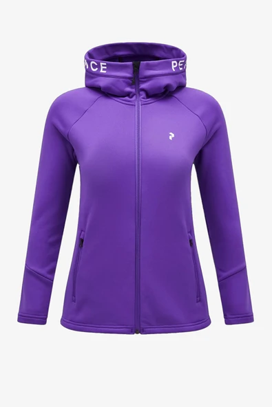 W Rider Zip Kadın Mor Softshell Mont G79433040-30214