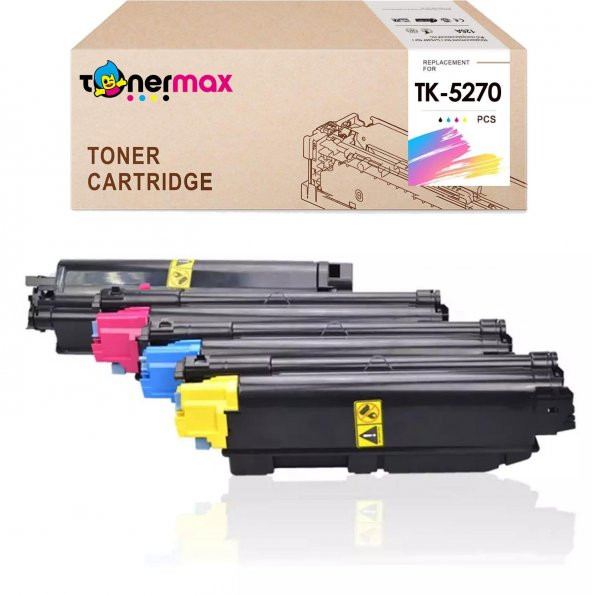 Kyocera TK-5270 Muadil Toner Takım / Ecosys M6230 / M6630 / P6230 - 2