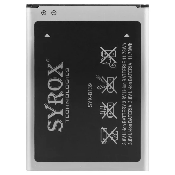 Syrox Samsung Note 2 / N7100 Batarya B139 - 2