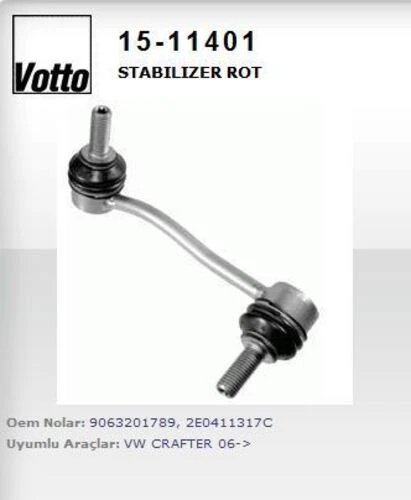 VOTTO 15-11401 Stabilizer Z Rotu Sol Crafter 06- / Sprinter 06- ürün görseli 1