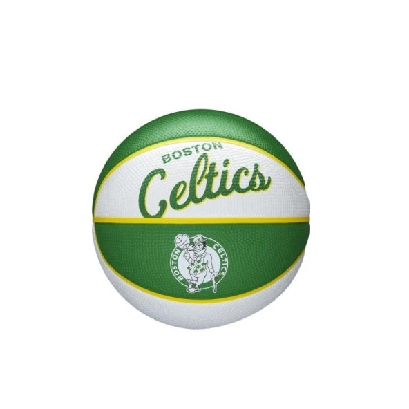 Wilson NBA Team Retro Mini Basketbol Topu WTB3200XBBOS - 5