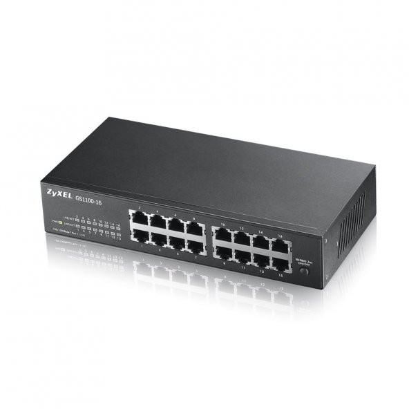 ZYXEL GS1100-16 16 PORT YÖNETİLEMEZ G.BIT SWITCH V