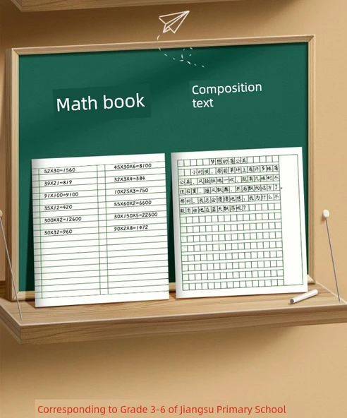 İlkokul Öğrenci Çalışma Defteri - 40 Paket - İngilizce + Matematik - Kalın 30 Sayfa - 1 Jel Kalem Dahil - Resim 8