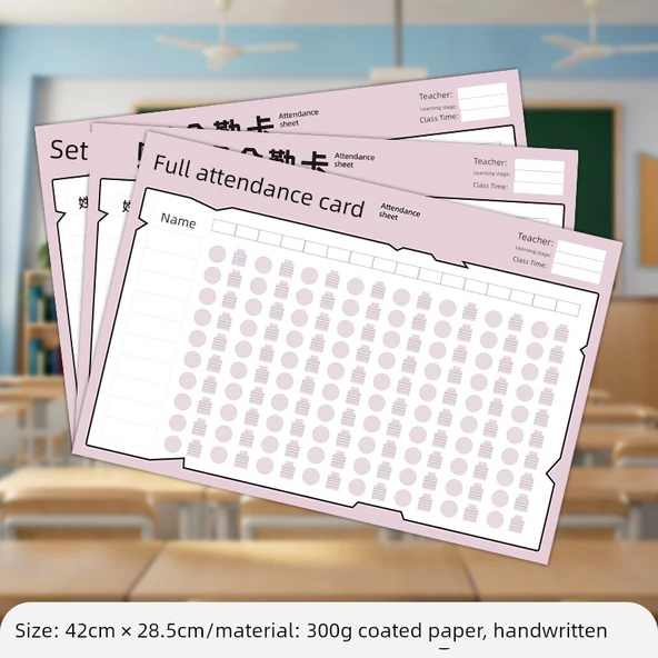 Devam Eden Katılım Kartı - [A3] Yeni Gelen Çıplak Pembe/15 (sticker)