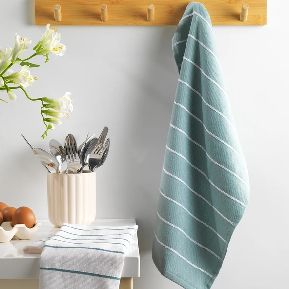 Schafer Home Misha 2 li Kurulama Bezi 40x60 Cm-Turkuaz