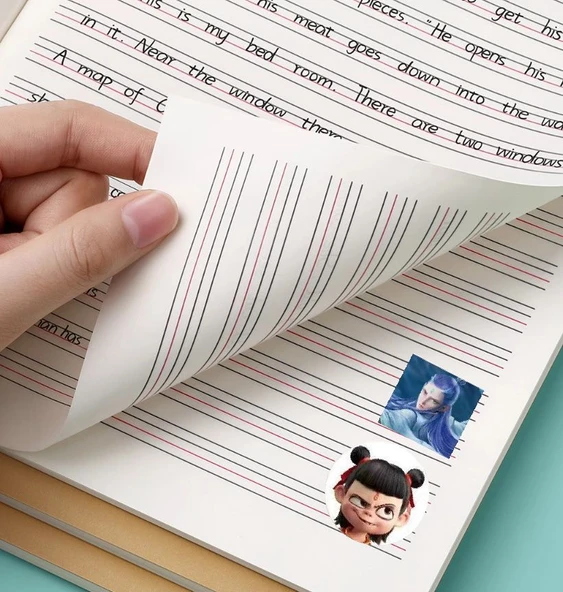 Nezha AO C Anime Günlük Çıkartmaları - 2000 Sayfa - Resim 8