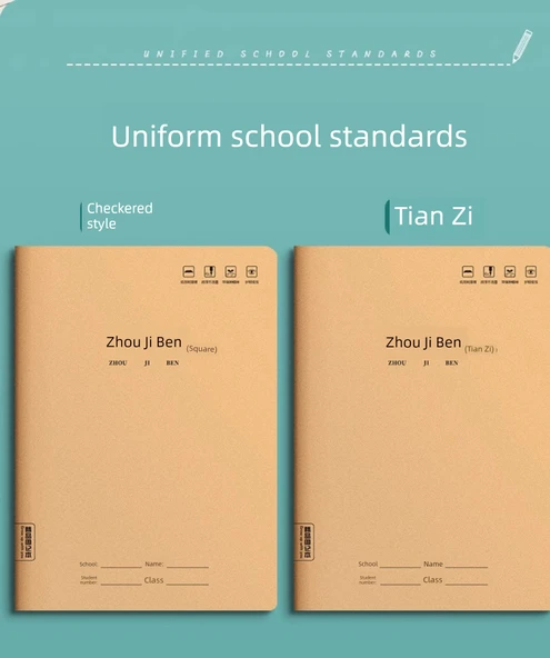 16K Haftalık Defter - 30 Adet Kareli - Resim 9