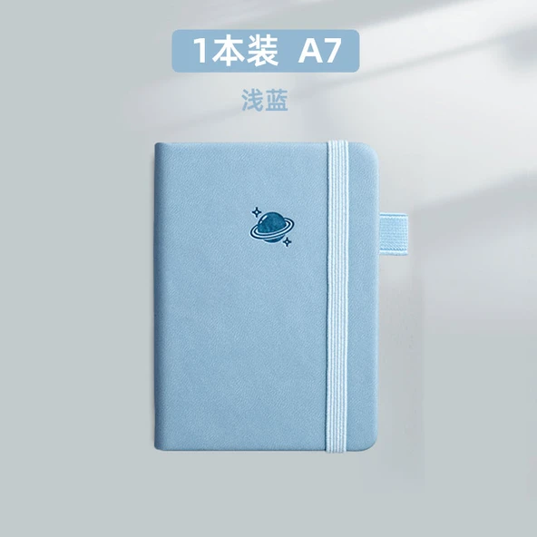 A7 Mini İngilizce Defter - Açık Mavi