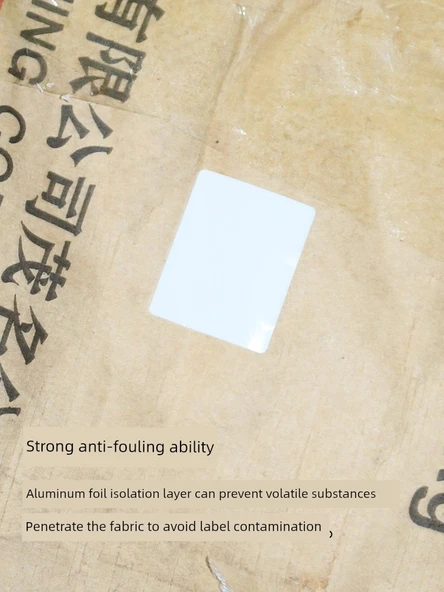 Yüksek Yapışkanlı Lastik Etiketi - 70x30mm - 1000 Adet Bakır Plaka - Resim 5