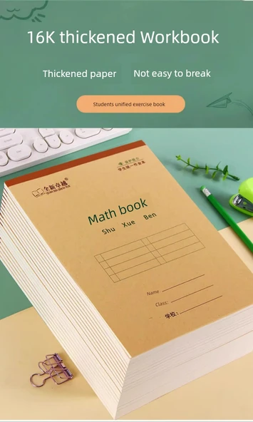 16K Matematik Çalışma Defteri - [10] İngilizce 16K Kalınlaştırılmış - Resim 7