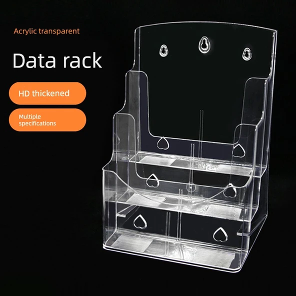 A4 Dört Katmanlı Akrilik Veri Rafı - A4 Kağıt 210*297mm - 2