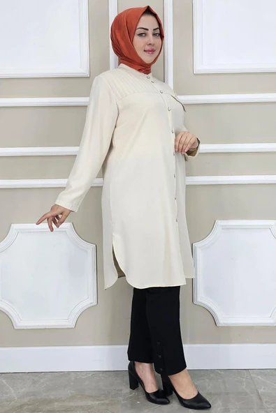 KADIN HAKİM YAKA TESETTÜR GÖMLEK