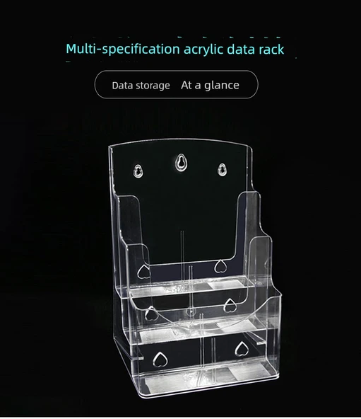 A4 Dört Katmanlı Akrilik Veri Rafı - A4 Kağıt 210*297mm - 7