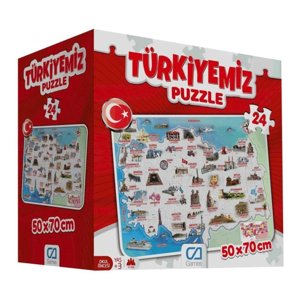 Ca Games Türkiyemiz 24 Parça Puzzle CA.5079