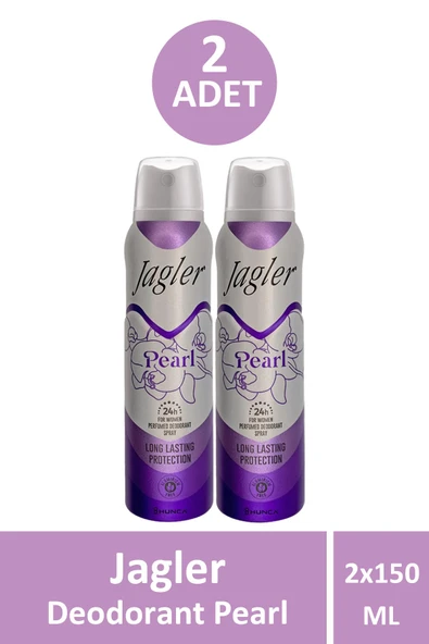 Jagler Deo Pearl Women 150 ml 2 Adet