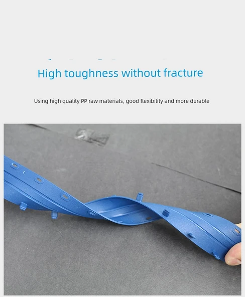 A4 Bağlama Klipsi - 17.5mm Mavi 100 Adet - 175 Sayfa Kapasitesi - Resim 12