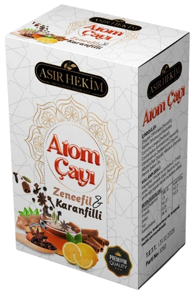 Asır Hekim Zencefilli Atom Çayı Multimix Vitaminli Karanfilli 150 gr