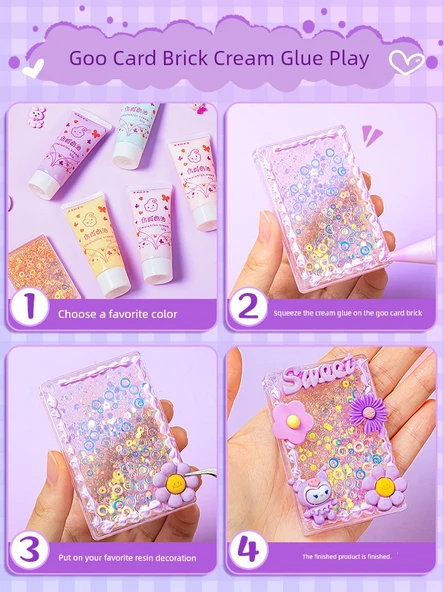 Kumdan Goka Takımı 3D Çıkartmalar DIY Tuğla Oyuncak - 7 Karışık [Klasik + Yabancı] Kum Çamuru Kart Tuğlaları (34 Çıkartma) - 12