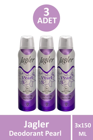 Jagler Deo Pearl Women 150 ml 3 Adet