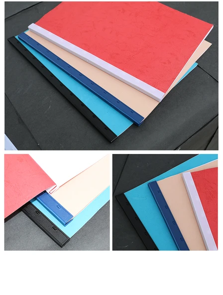 A4 Bağlama Klipsi - 17.5mm Mavi 100 Adet - 175 Sayfa Kapasitesi - Resim 9