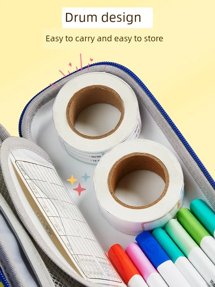 Etiket Yapıştırıcı - İlkokul Tavsiyeli Sınıf Adı Yapıştır + 10 Mavi Kuru Kalem - Resim 6