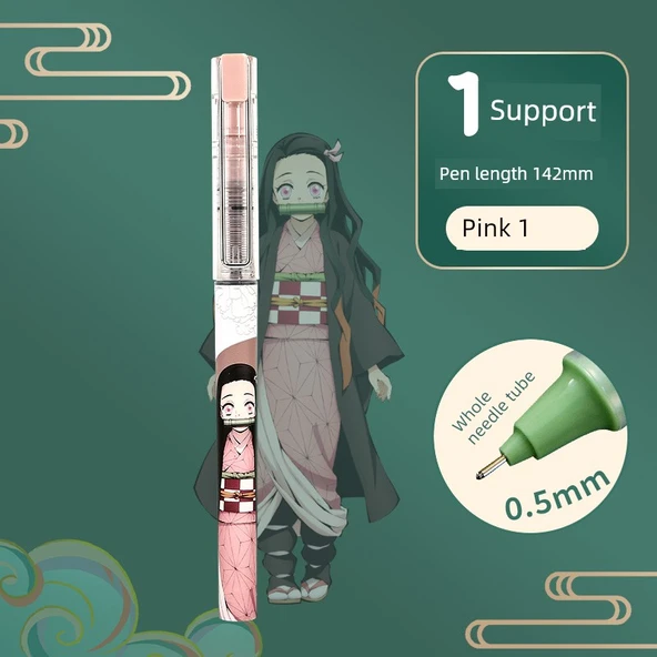 Kimetsu No Yaiba Serisi Jel Kalem - 1 Doğrudan Sıvı [ocak kapak fasulye] tozu - 0.5mm