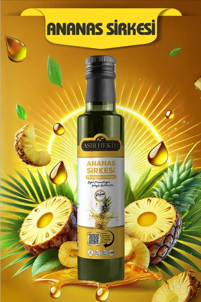 Asır Hekim Ananas Sirkesi Doğal Fermantasyon Natural 500 ml