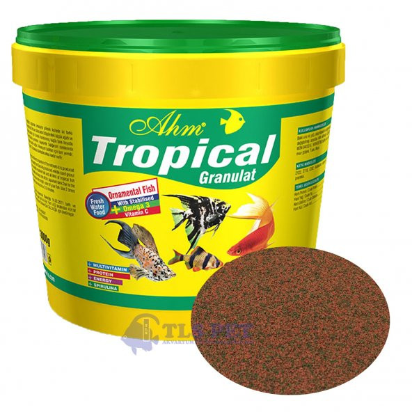 Ahm Tropical Granulat Tropikal Balık Yemi -250 Gr (Açık)