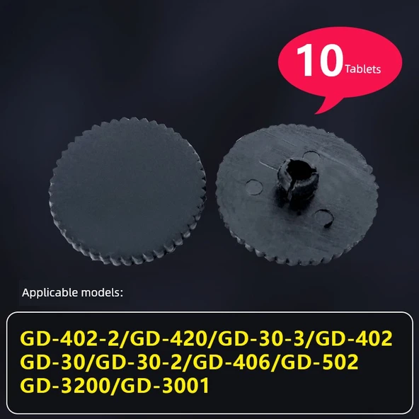 GD-30-3 Tip Contak (10 Adet) Siyah No.5 Contak