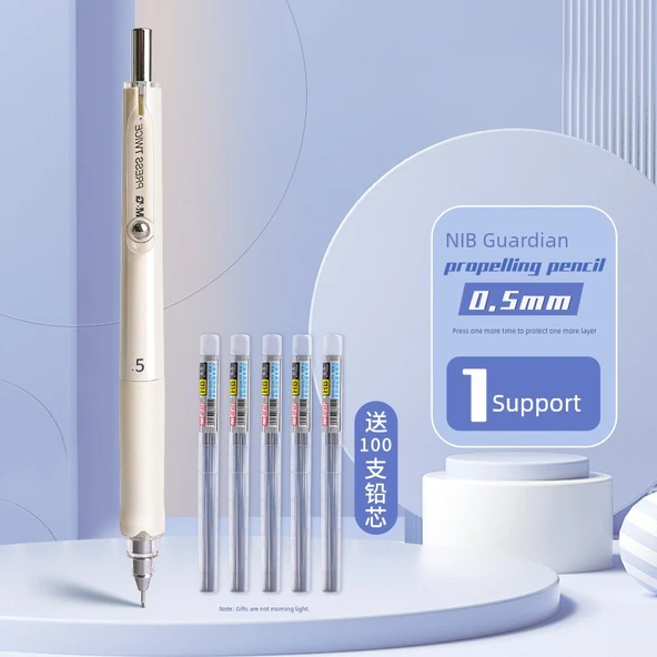 Mekanik Kalem - 0.5mm - 1 Adet + 100 Refill - B Refill