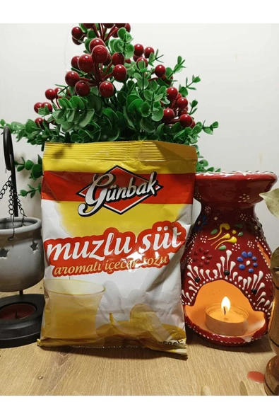 Günbak Aromalı İçecek Tozu 250gr Muzlu Süt