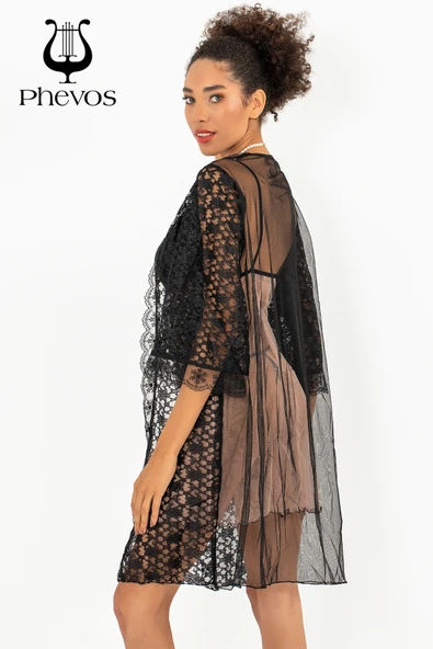 Phevos 3'lü Gecelik ve Sabahlık Takımı-3814 - 12