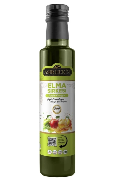Asır Hekim Elma Sirkesi Doğal Fermentasyon Natural 500 ml
