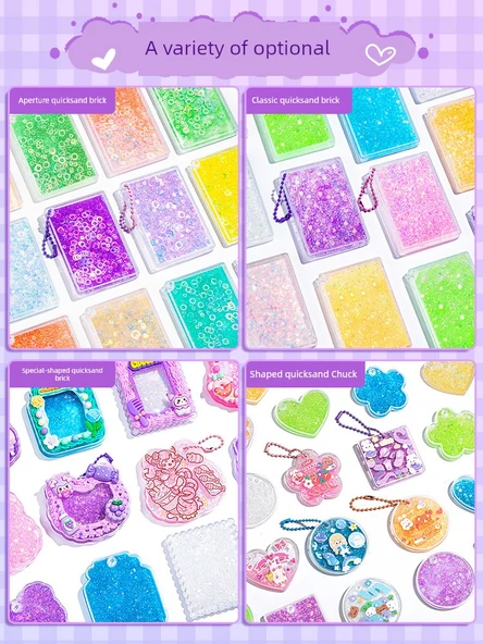 Kumdan Goka Takımı 3D Çıkartmalar DIY Tuğla Oyuncak - [1 Varil Al 1 Varil Al] Kum Tuğlaları/37 Parça Set - 8