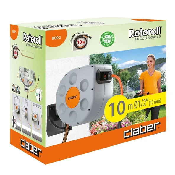 Claber 8692 Rotoroll Kasetli Hortum Makarası - 2