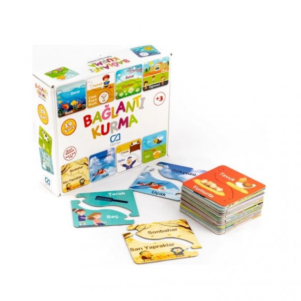 Ca Games Eğitici Kartlar Bağlantı Kurma 29 Parça CA.5043 - 3