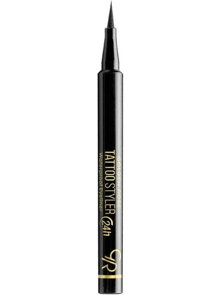 Golden Rose Tattoo Styler Waterproof Eyelıner Midnight Black 24 h
