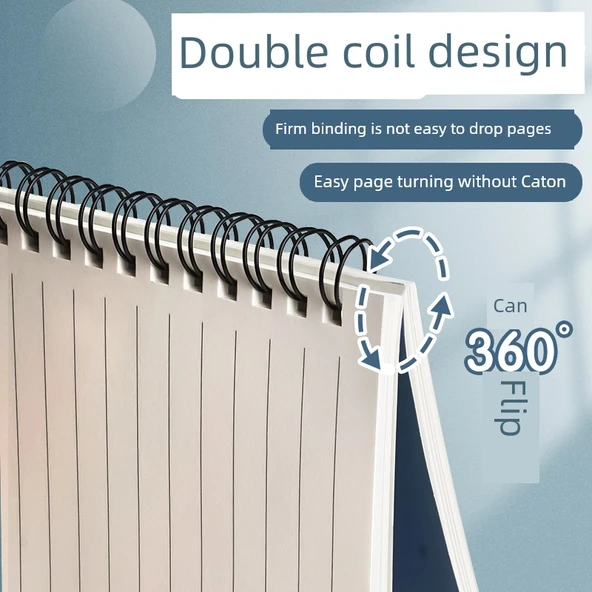 Macaron Serisi B5 Spiral Defter - 640 Sayfa - Kalın Kağıt - Model 1 - 3