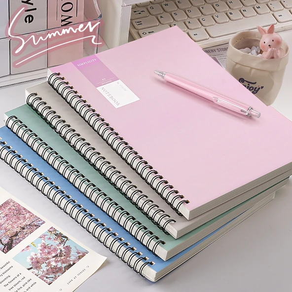 Macaron Serisi B5 Spiral Defter - 640 Sayfa - 6