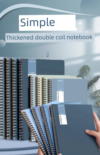 Macaron Serisi B5 Spiral Defter - 640 Sayfa - Kalın Kağıt - Model 1 - 9